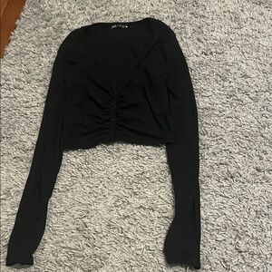 Zara Black Long Sleeve Women's Top